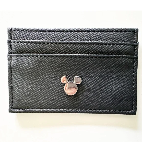 Disney Mickey Mouse Mini Backpack Card Holder Key Ring Bag Charm Black Red NWOT - Picture 7 of 13